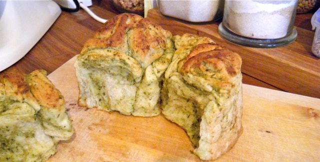 Bärlauch-Falten-Brot